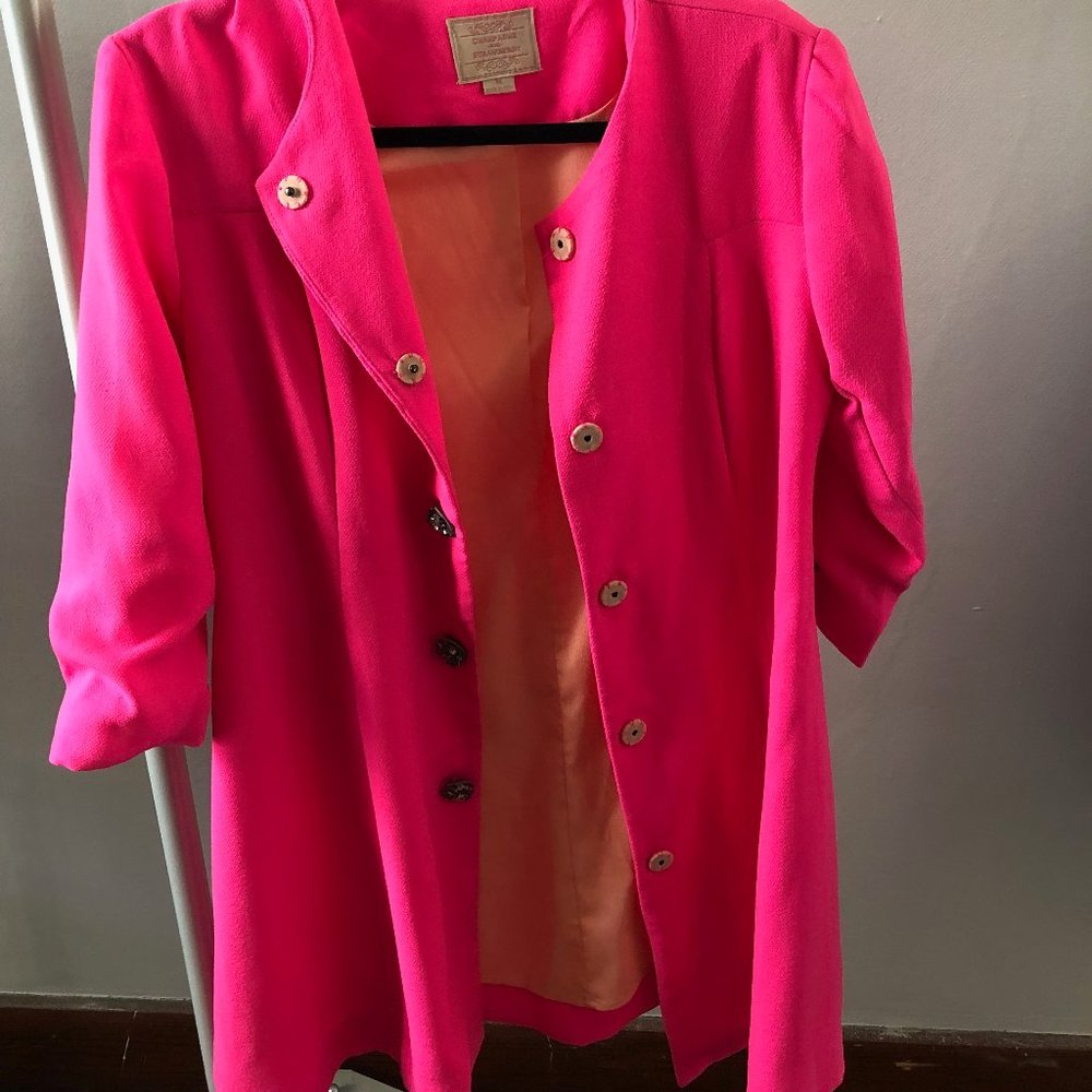 Champagne and Strawberry blazer jacket